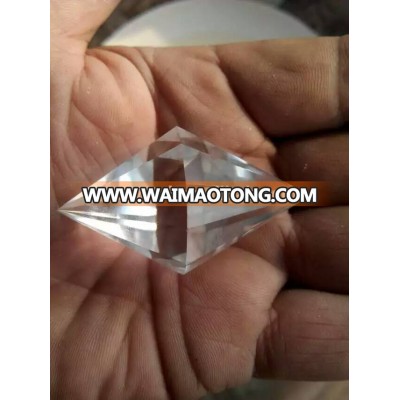 Natural transparent quartz crystal double point pendulum for sale